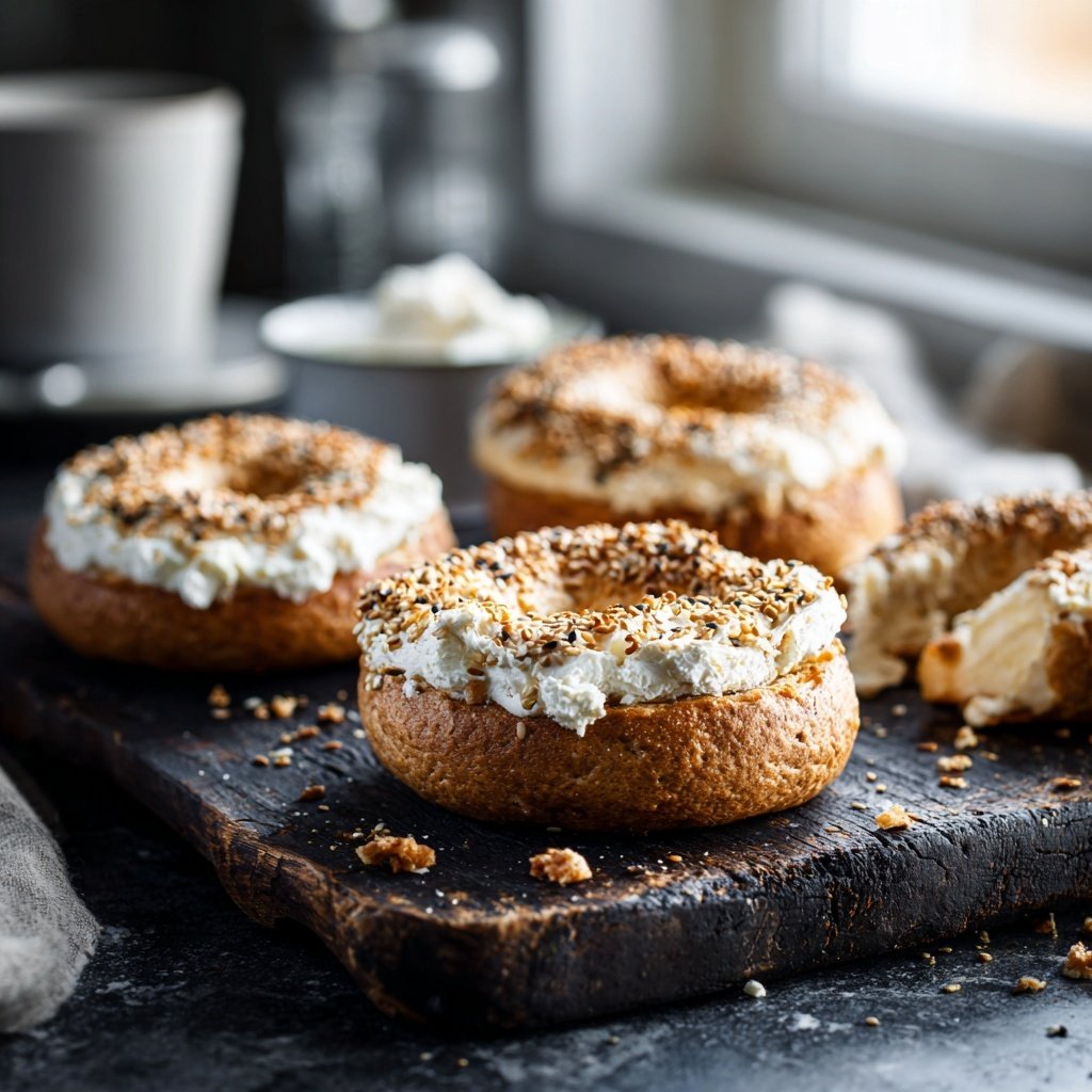 No Boil Yogurt Protein Bagels