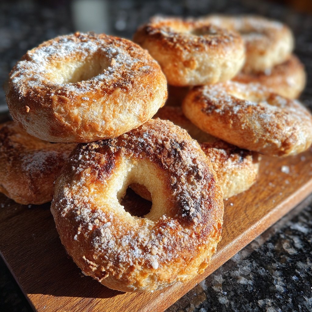 Air Fryer Yogurt Bagels Plain
