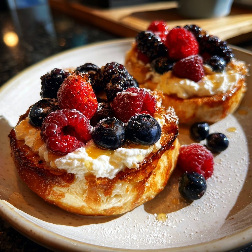 Toasted Yogurt Bagels