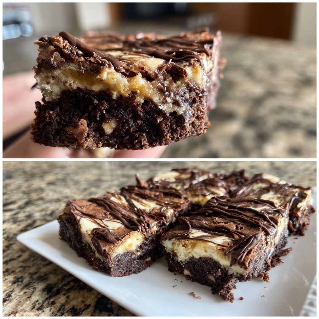 Cottage Cheese Brownies with Almond Butter