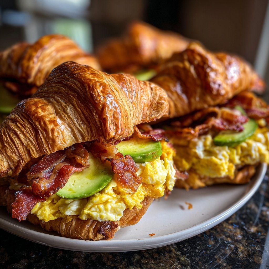 Croissant Breakfast Sandwiches
