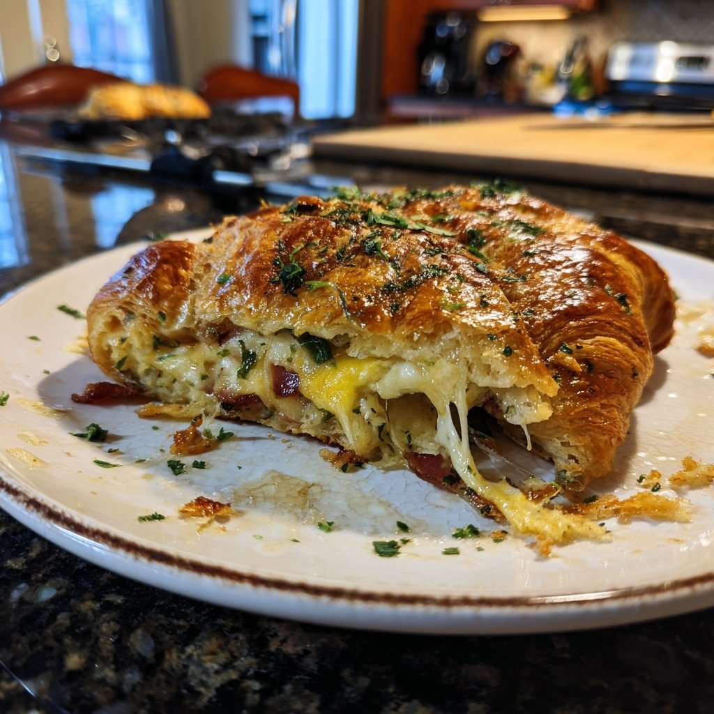 Croissant Breakfast Sandwich Bake