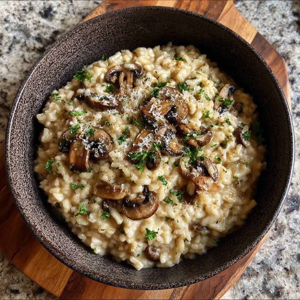 Creamy Mushroom Risotto