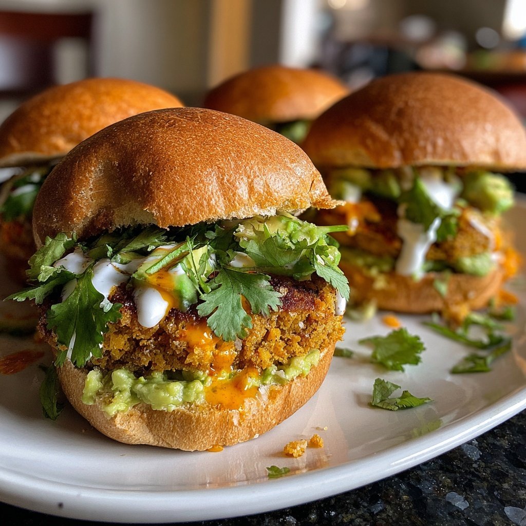 Spicy Chickpea Sliders