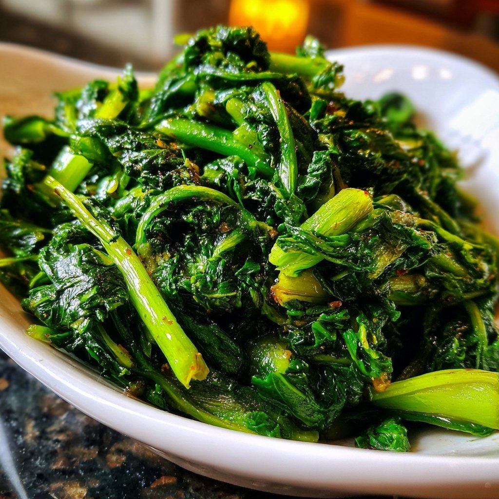 Jamaican Garlic Greens